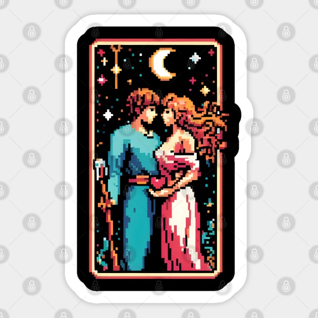 tarot reading Sticker by vaporgraphic